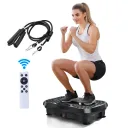 Photo 4 — Vibration fitness platform with resistance bands, 99 modes, up to 180 kg, remote control