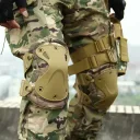 Фото 3 — Наколінники та налокітники захисні Eagle KN-04 камуфляж, комплект 2+2, кріплення Velcro