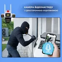 Фото 6 — Камера WiFi вулична поворотна 12 Мп, огляд 360°, 3 обʼєктиви, біла