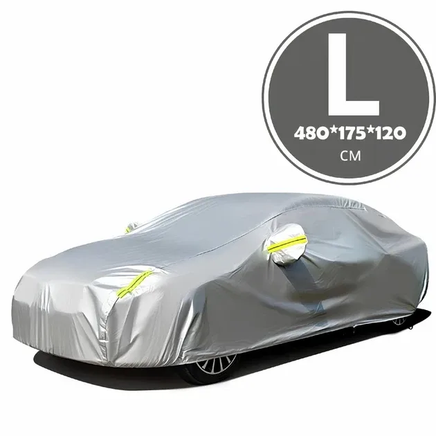 Чохол-тент автомобільний зимовий від сонця/снігу/дощу, L, 480x175x120 см