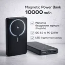 Фото 2 — Павербанк King Power WPG-104 Magnetic 10000 мАг, бездротова зарядка MagSafe, QC 3.0 / PD 22.5W