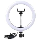 Photo 4 — Ring LED light QX-260, 30 cm, with phone holder, USB, adjustable brightness and color temperature