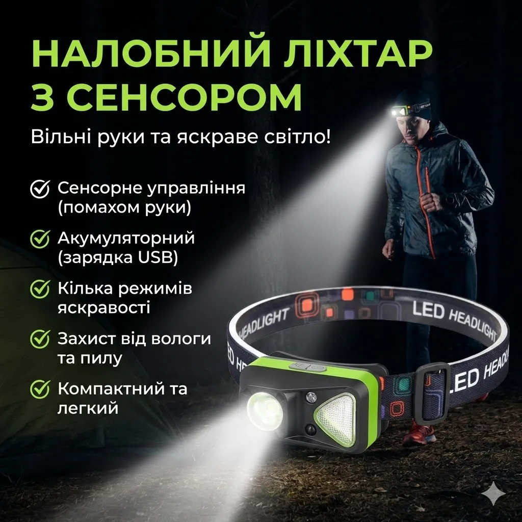 Налобный сФонарь PLD-Wled