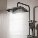 Фото 4 — Змішувач для ванної з душовим гарнітуром Shower Set YLN16001H, чорний матовий