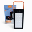 Фото 3 — Повербанк Tugii Y108 80000 мА·год, LED-фонарик, дисплей, швидка зарядка 22,5 Вт, 7 портів, чорний