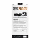 Фото 3 — Мережевий подовжувач Power Socket D10 на 10 розеток з вимикачем, 4 USB та Type-C (PD), кабель 5 м, 2500 Вт