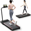 Фото 2 — Бігова доріжка складна Sperax Walking Pad DOR-1717 3-в-1, чорна, до 150 кг, швидкість до 12 км/год, двигун 3.0 к.с., тиха