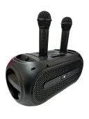 Фото 3 — Портативна Bluetooth-колонка ZQS4247 16Вт з 2 мікрофонами караоке, USB/TF/FM/AUX