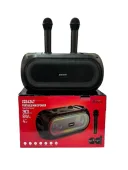Фото 2 — Портативна Bluetooth-колонка ZQS4247 16Вт з 2 мікрофонами караоке, USB/TF/FM/AUX