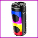 Фото 4 — Портативна Bluetooth колонка ZQS4248, 2х6.5", RGB підсвітка, мікрофон, пульт ДУ