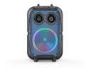 Фото 5 — Портативна Bluetooth-колонка ZQS8120 з LED-підсвіткою, мікрофоном та FM (20 Вт)