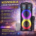 Фото 1 — Колонка Bluetooth портативна з RGB підсвіткою та дротовим мікрофоном ZQS4239S 16W