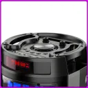 Фото 6 — Портативна Bluetooth колонка JQS6221, 2x6.5", з дротовим мікрофоном і пультом ДК, 30 Вт