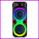 Фото 5 — Колонка портативна Bluetooth 2х8", провідний мікрофон, RGB підсвітка, ZQS8275, 40W