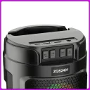 Фото 3 — Портативна Bluetooth колонка ZQS2401, 2х4", RGB підсвітка, TWS, 10W