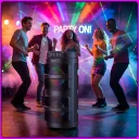 Фото 5 — Портативна Bluetooth колонка ZQS2401, 2х4", RGB підсвітка, TWS, 10W