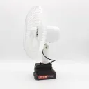 Фото 5 — Портативний вентилятор VAP-12 з автообертанням, акумуляторний, 12", 21V, 2 АКБ