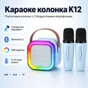 Фото 1 — Портативна колонка з підсвіткою та 2 мікрофонами