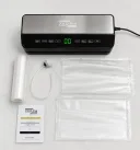 Фото 4 — Вакуумний пакувальник для харчових продуктів Zepline ZP-00359, 200 Вт, з LED дисплеєм, + 20 пакетів