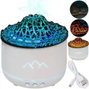 Photo 2 — Ultrasonic Humidifier & Aroma Diffuser "Volcano" YT-19, 360ml, USB, LED Night Light, White