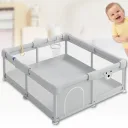 Photo 2 — Kids' playpen 120x120x65 cm, with holder rings and mesh walls