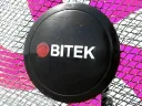 Фото 5 — Вентилятор підлоговий BITEK 16" (40см) 100Вт, 5 лопатей, чорний/фіолетовий BT-1630BP