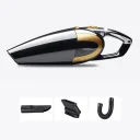 Фото 3 — Пилосос автомобільний YANTU E03 Black + Gold 80 Вт, HEPA фільтр