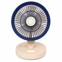 Фото 4 — Портативний вентилятор SkeBerg JX-80 з LED-підсвіткою, настільний міні-вентилятор 5W