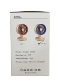 Фото 6 — Портативний вентилятор SkeBerg JX-80 з LED-підсвіткою, настільний міні-вентилятор 5W