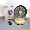 Фото 5 — Портативний вентилятор SkeBerg JX-80 з LED-підсвіткою, настільний міні-вентилятор 5W
