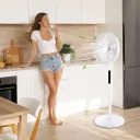 Photo 4 — Floor fan BITEK BT-1650, 120W, 5 blades 46 cm, with remote control, timer and display