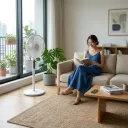Photo 5 — Floor fan BITEK BT-1650, 120W, 5 blades 46 cm, with remote control, timer and display