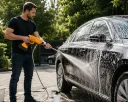 Фото 5 — Ручна акумуляторна мийка високого тиску 24V, жовта, безпровідна