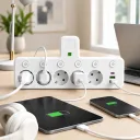 Фото 3 — Мережевий фільтр на 5 розеток + USB, з індивідуальними кнопками та LED-підсвіткою