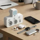 Фото 4 — Розетка-адаптер-подовжувач AND WL-1 8623UL, 2 входи, 2USB+1PD, білий