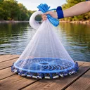 Фото 5 — Риболовна сітка FISH NET 0240, 2,5 м, кільце 45 см