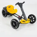 Фото 5 — Дитячий складний електромобіль Go-Kart з акумулятором і пультом, жовтий