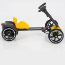 Фото 6 — Дитячий складний електромобіль Go-Kart з акумулятором і пультом, жовтий
