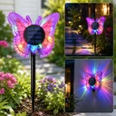 Photo 3 — Outdoor solar 3D Butterflies light with color-changing effect / Solar light Butterfly 2-in-1 26X-115