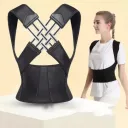 Фото 2 — Еластичний коректор осанки, корсет для вирівнювання спини POSTURE BELT