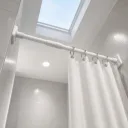 Photo 6 — Telescopic Bathroom Curtain Rod, No Drilling, XL-1890, 50–80 cm, White, Tension Rod for Curtains and Wardrobe
