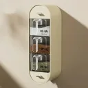 Фото 2 — Настінний органайзер для спецій Spice organizer XL-905, Білий / Підвісний органайзер для круп / Органайзер для кухні