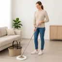 Photo 3 — Round mop with bucket and wringer SPEED 8 Clean Expert LY-911, beige, floor cleaning set
