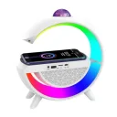 Photo 5 — Desktop RGB lamp with speaker, disco ball and wireless charging, BT 3402, White / Smart night light lamp / Smart lamp