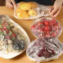 Photo 3 — Food storage bags with elastic band lids, 100 pcs. ND-68-30 Freshness storage bag, Transparent/Polyethylene food bags