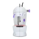 Фото 3 — Портативна швейна машинка Mini Sewing SM202A, Білий / Міні швейна машинка