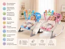 Фото 6 — Гойдалка для дітей Голуба / Шезлонг-гойдалка дитячий музичний / Колиска для малюків