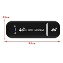 Фото 4 — 4G USB модем, 150 Мбит, Черный /с, радиус 15м / Мобильный модем 4G / WiFi модем портативный