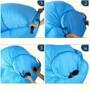 Photo 2 — Inflatable sofa lounger lamzac Supretto Air Sofa 1.90 m, up to 100 kg, no pump, blue