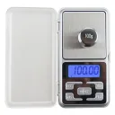 Фото 3 — Ювелірні ваги до 100г (120x62x20 мм) Pocket Scale QCP100, Сірі / Електронні міні ваги / Кишенькові ваги